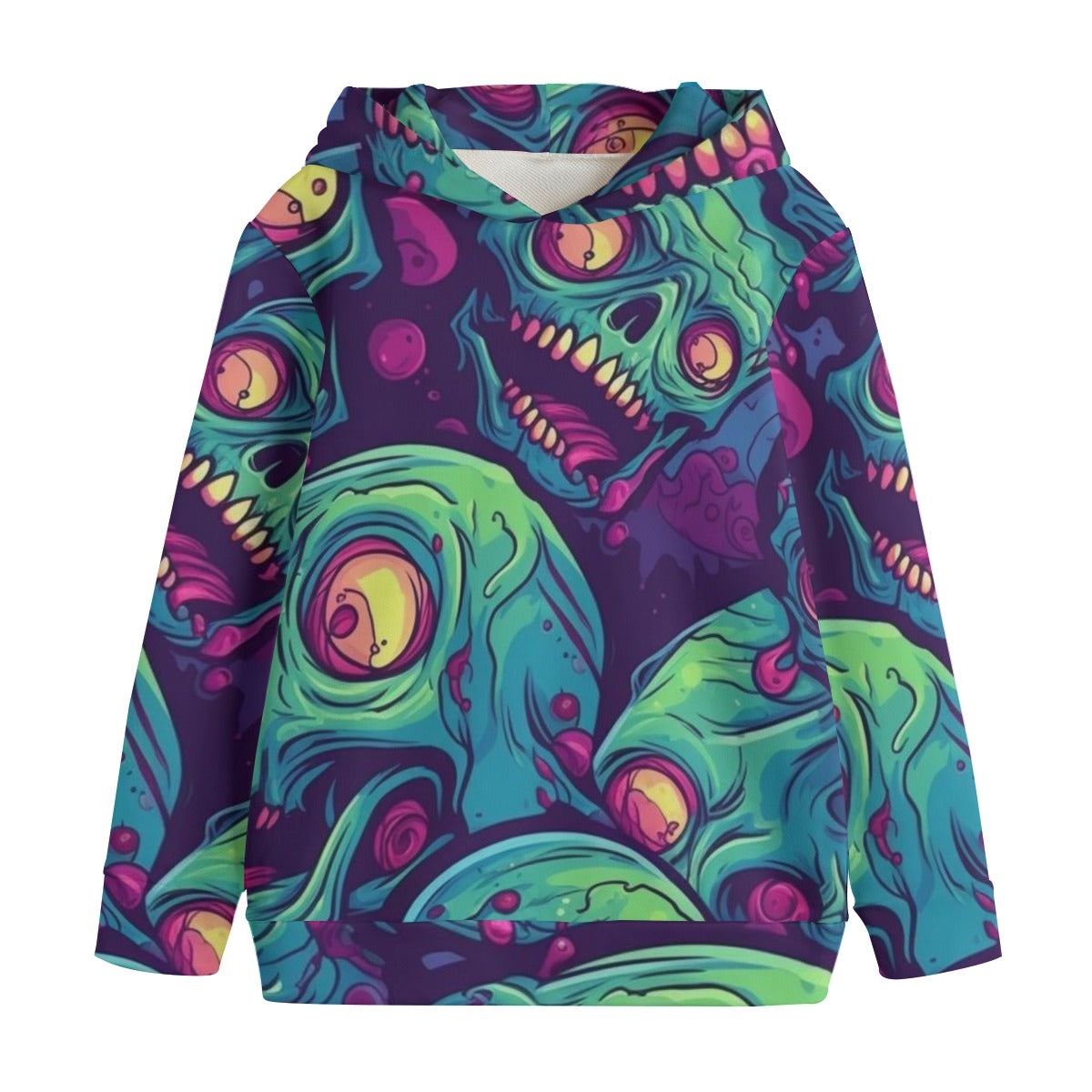Skull III - Kid's Heavyweight Pullover Hoodie