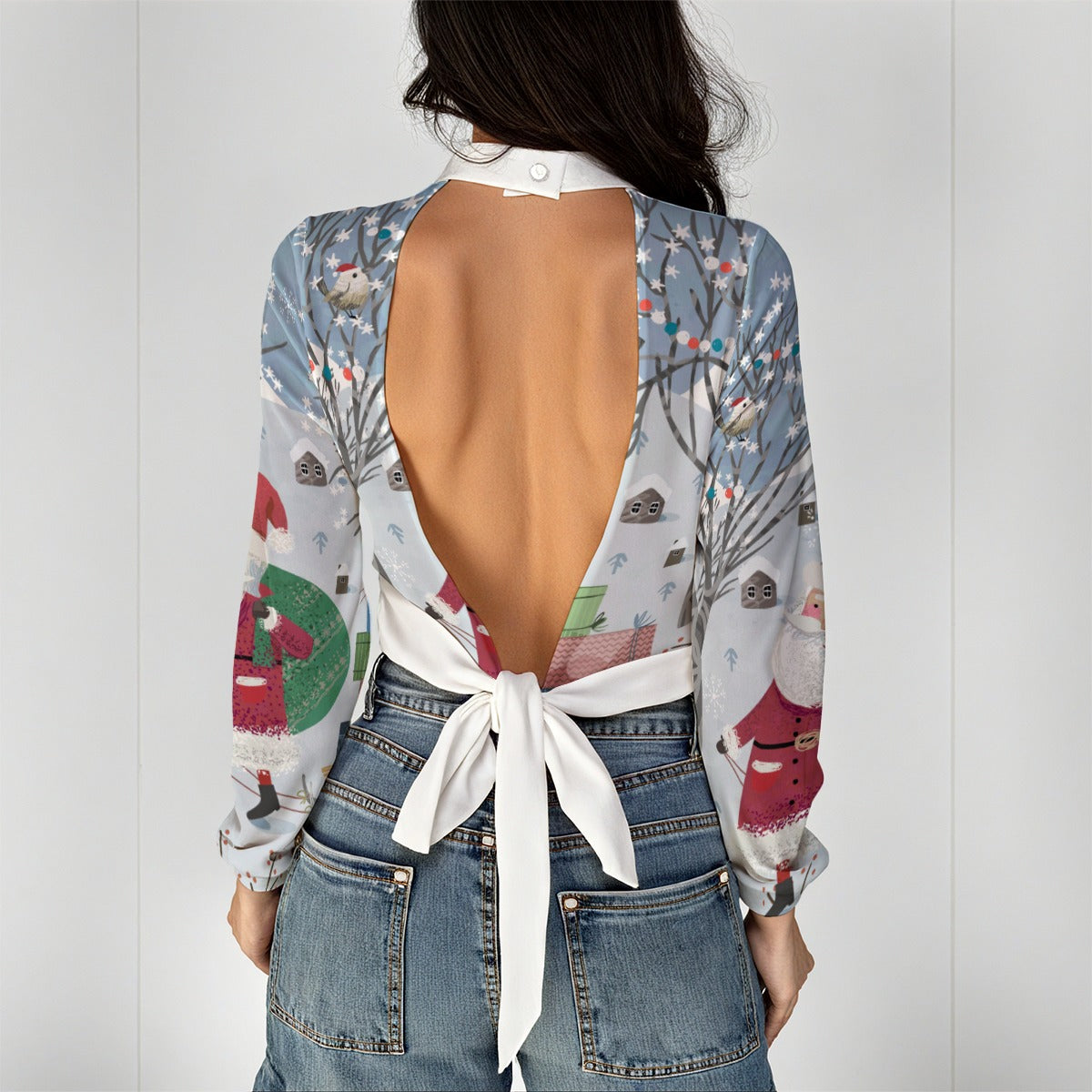 Santa is here ! -Women's Halter T-shirt