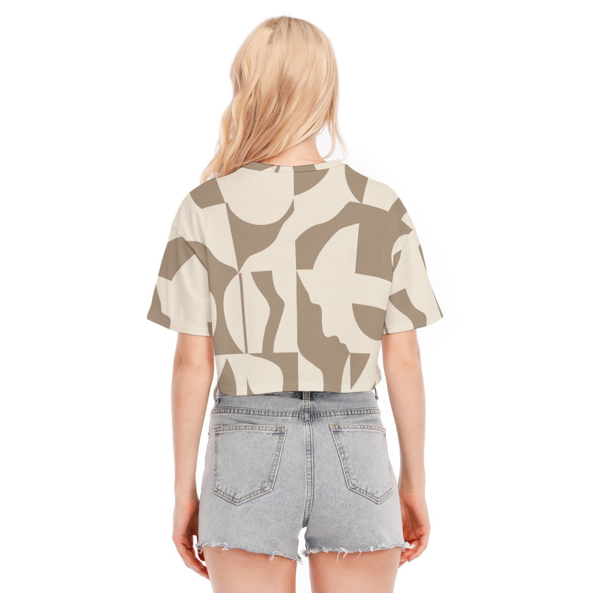Clay Carve - Women's Cropped T-shirt -100% Cotton