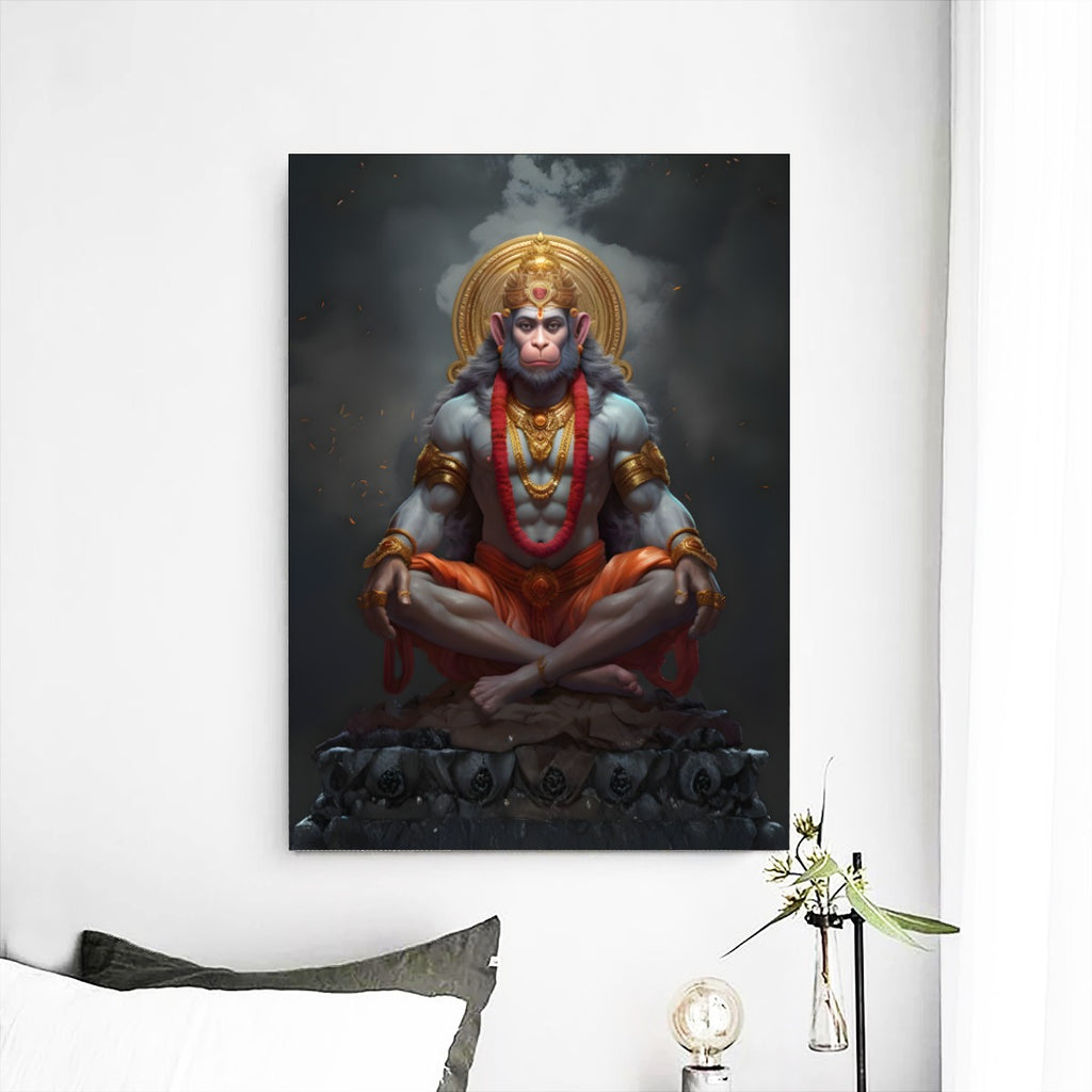 Hanuman Swami - Frameless Single Mural