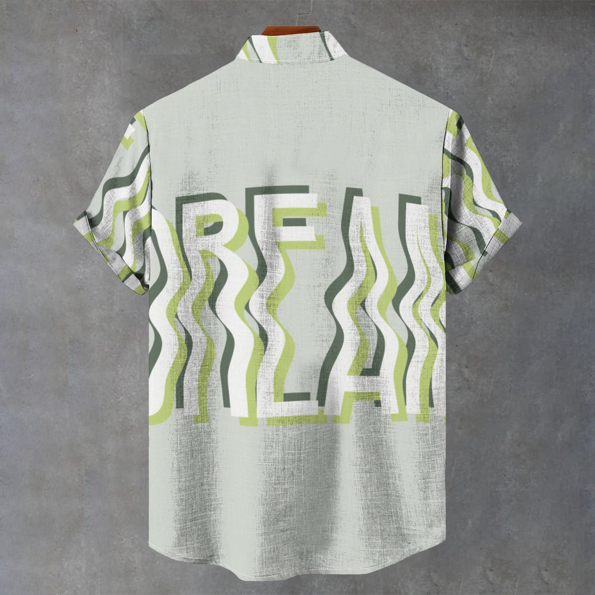 Fluid Dream - Men's Stand Collar Clubwear Shirt