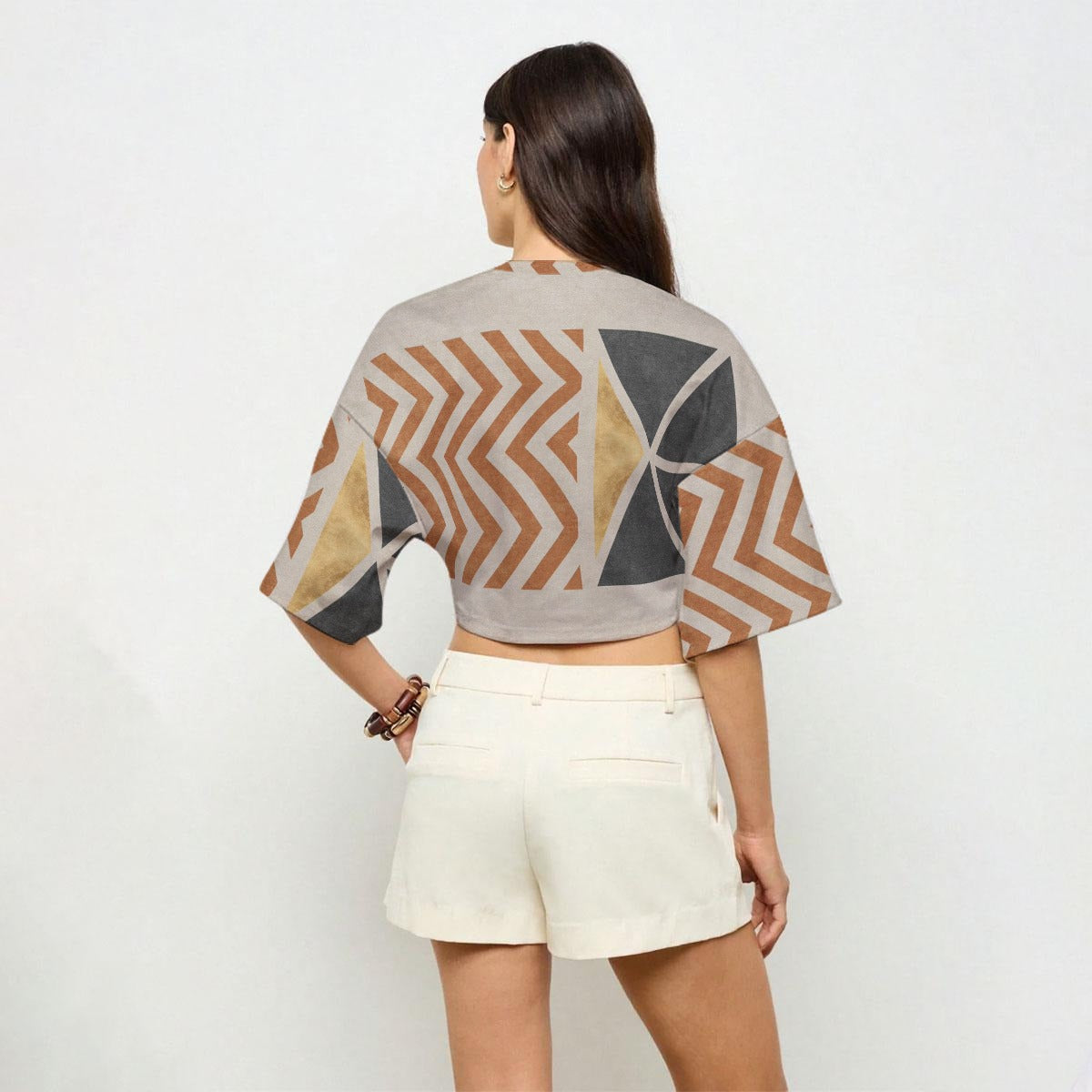 Canyon Wave -Women’s Casual Crop Top