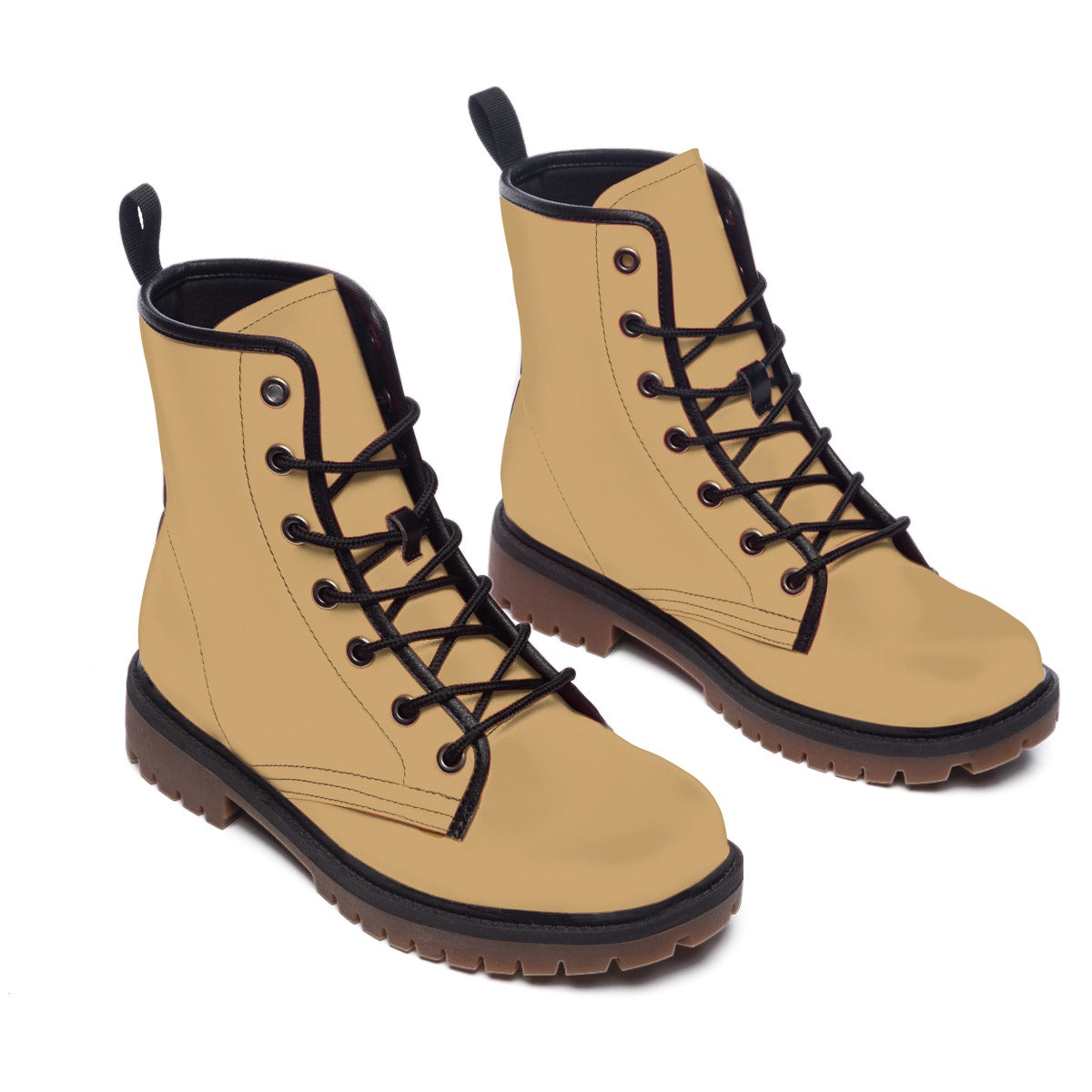 Tan - Men's Martin Short Boots