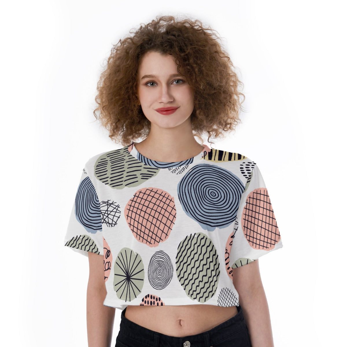 Eclectic Orbit - Cropped T-Shirt