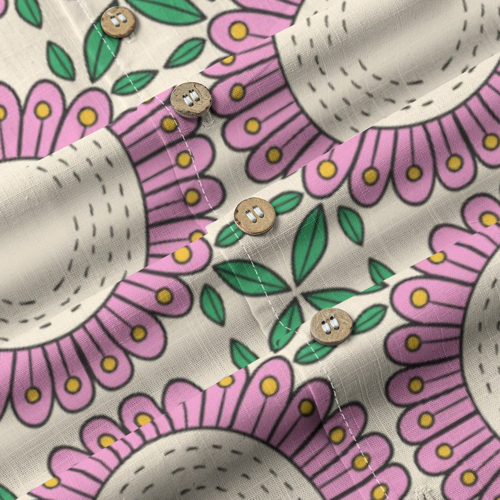 Retro Indian Print XV - Designer Shirt - 100% Cotton
