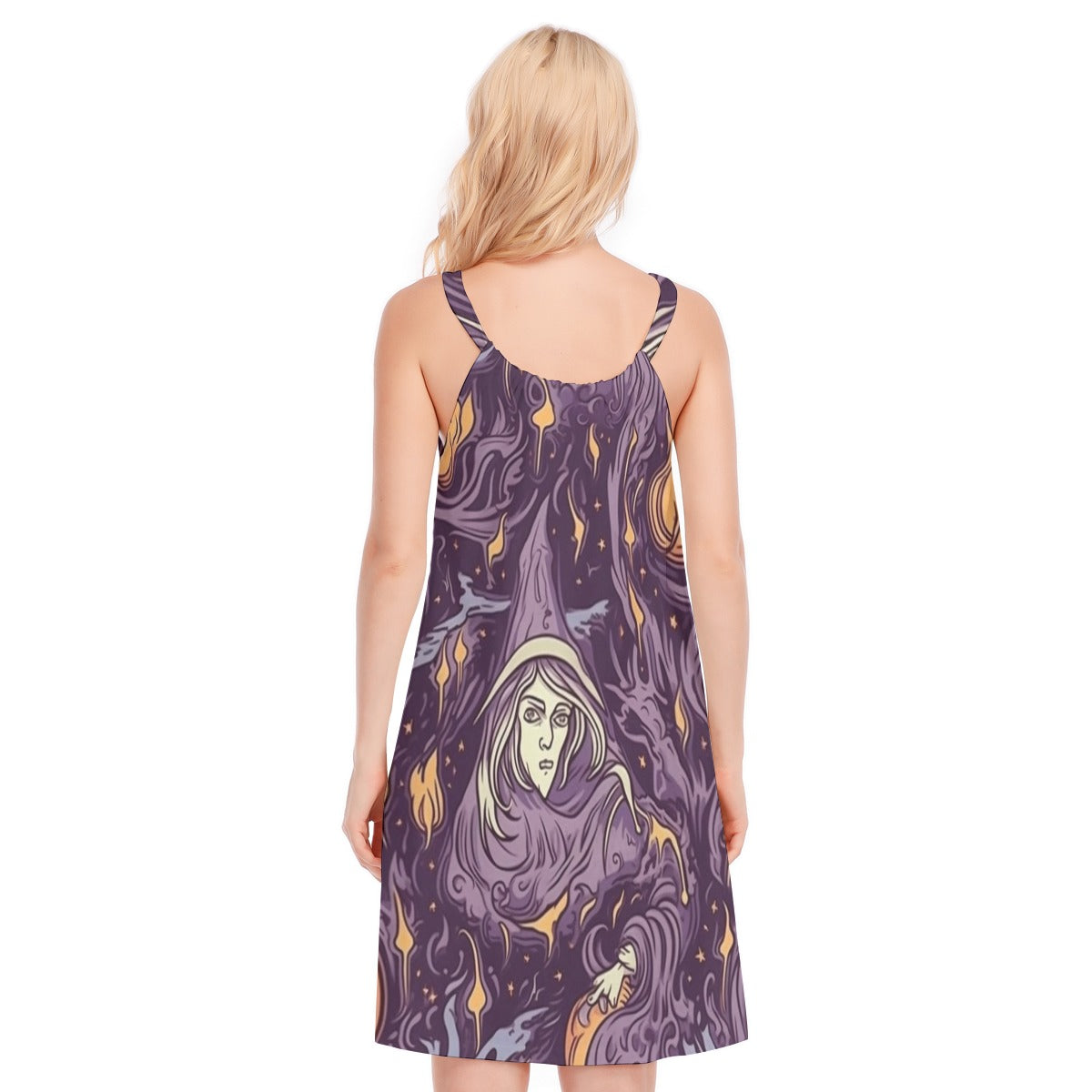Witch III - Women's O-neck Cami Dress - 100% Cotton