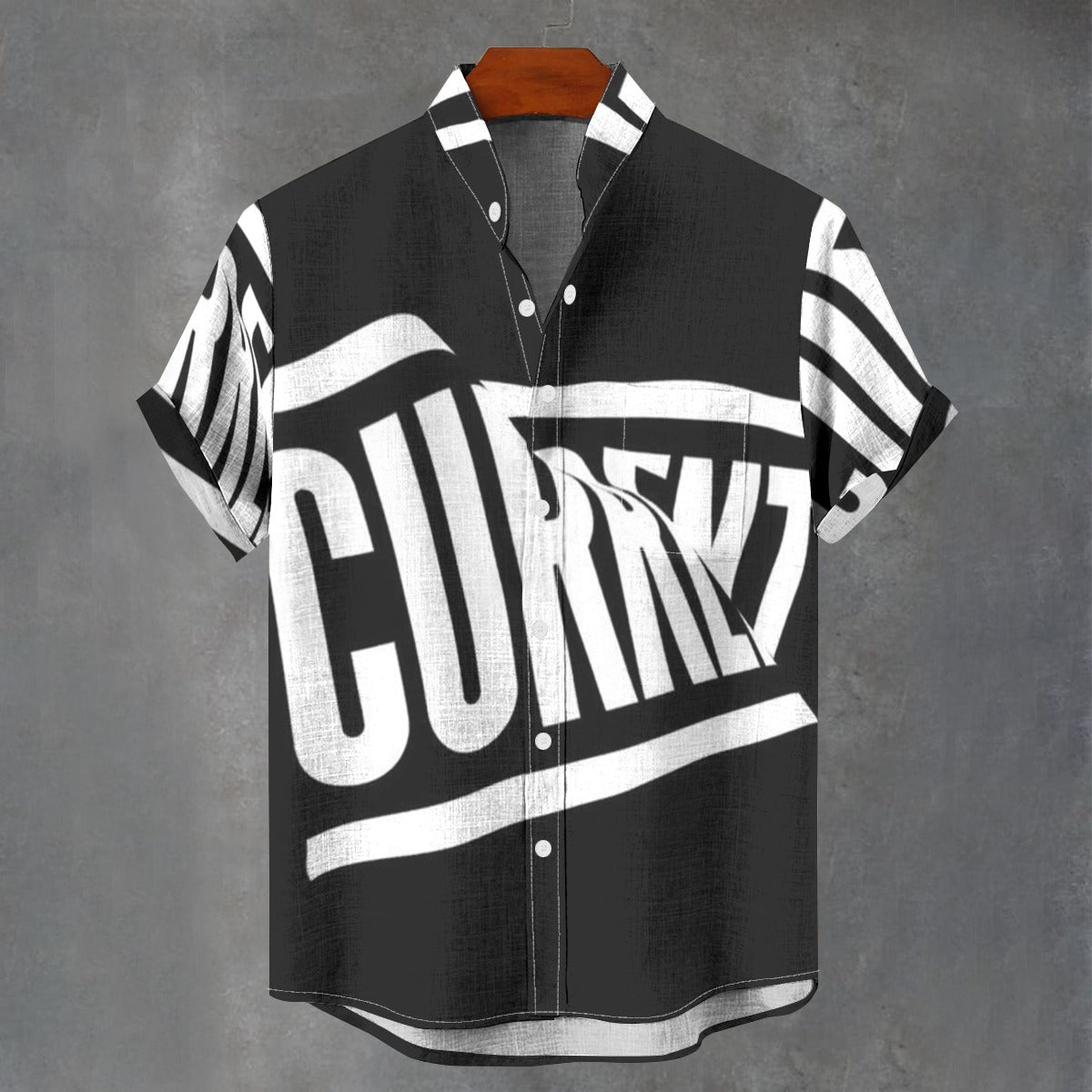 Current - Men's Stand Collar Clubwear Shirt