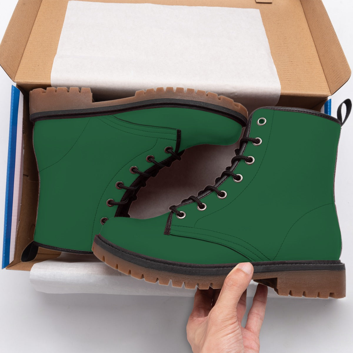 Dark Green - Men's Martin Short Boots