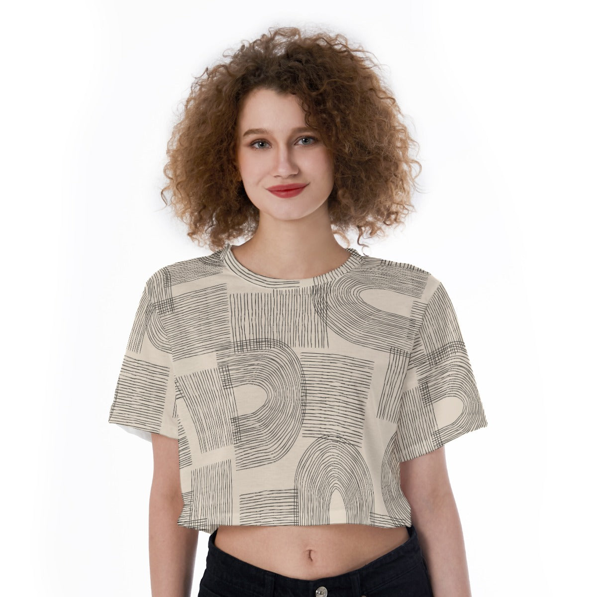 Structured Muse - Cropped T-Shirt
