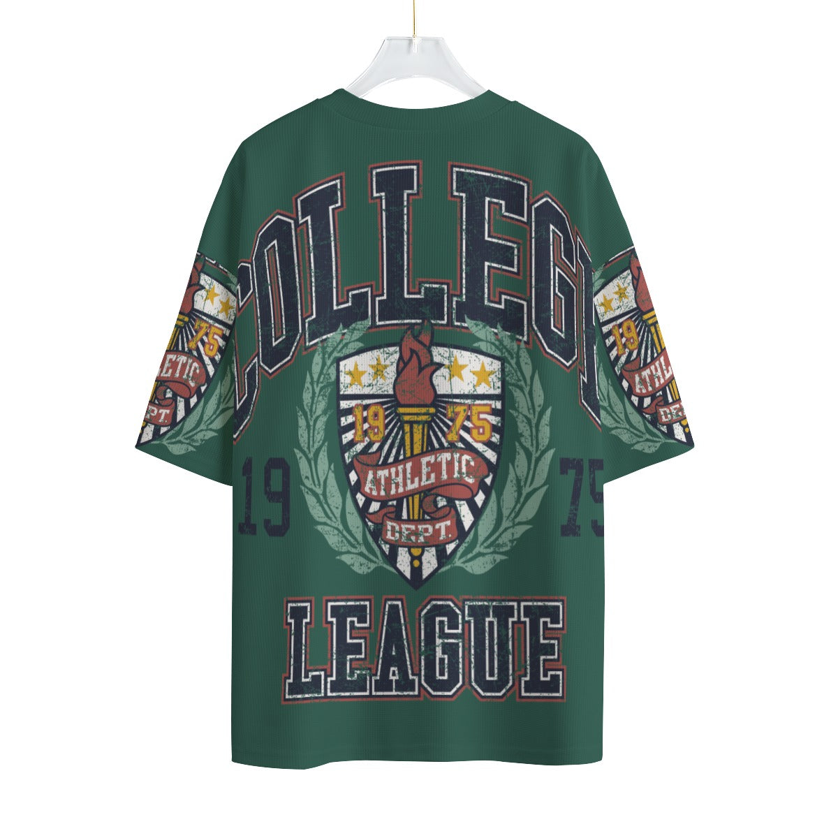 Collage League 1975 - Unisex Drop-shoulder T-shirt