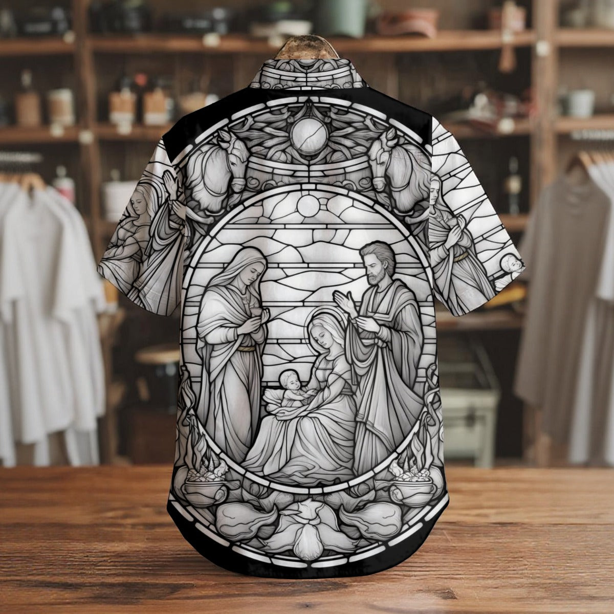 Crib - Men's Short Sleeve Shirt With Pockets