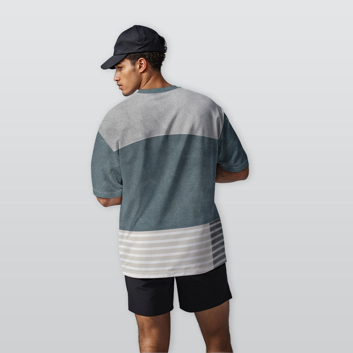 Blueash Smart -  Men’s  Oversize Crewneck T-Shirt