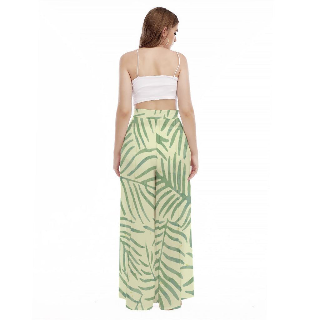 Fern - Women's High Waist Wide Leg Trousers