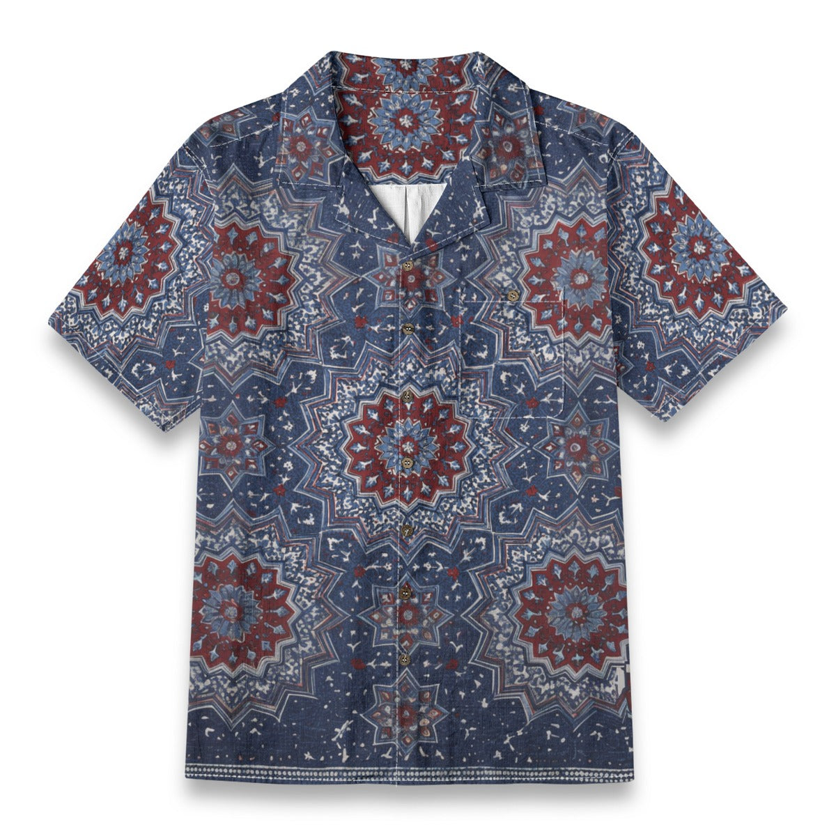 Ajrak Inspired- Designer Shirt - 100% Cotton