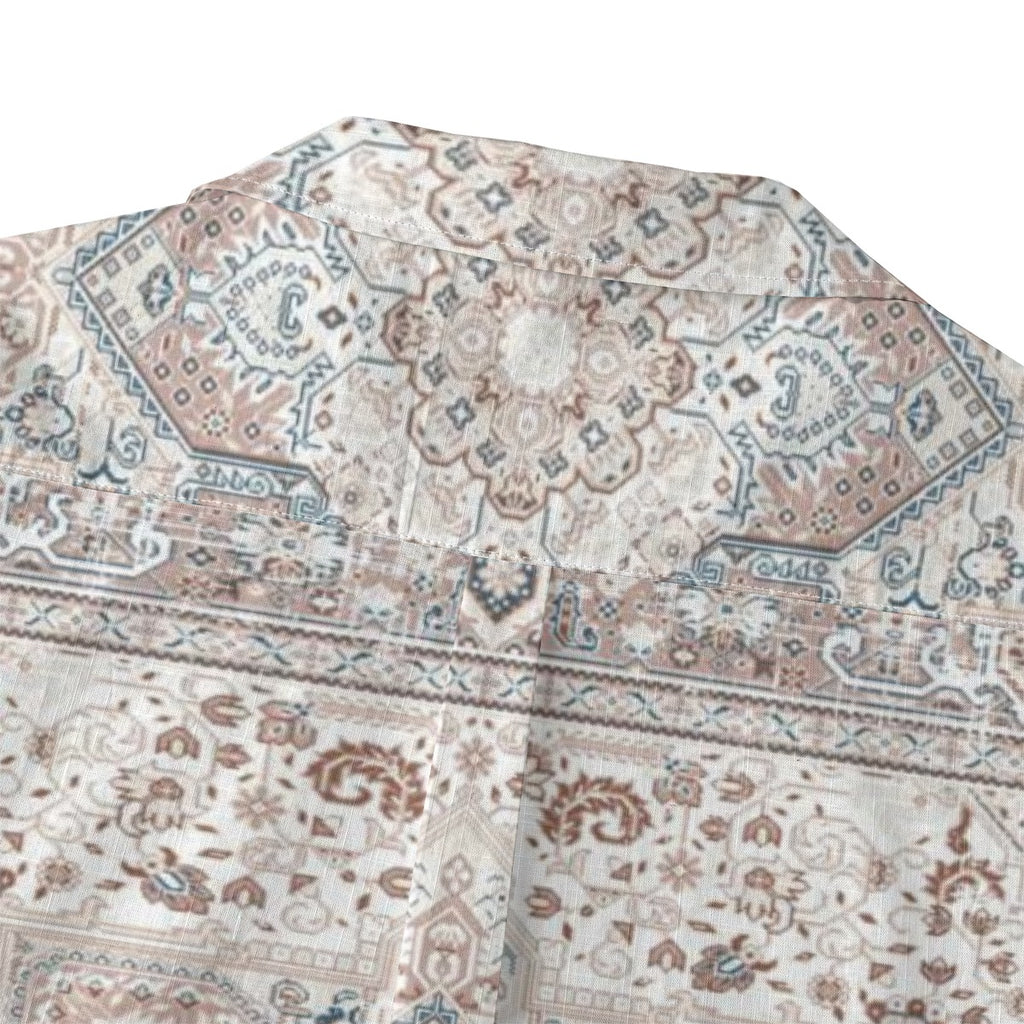 Retro Indian Print IX - Designer Shirt - 100% Cotton