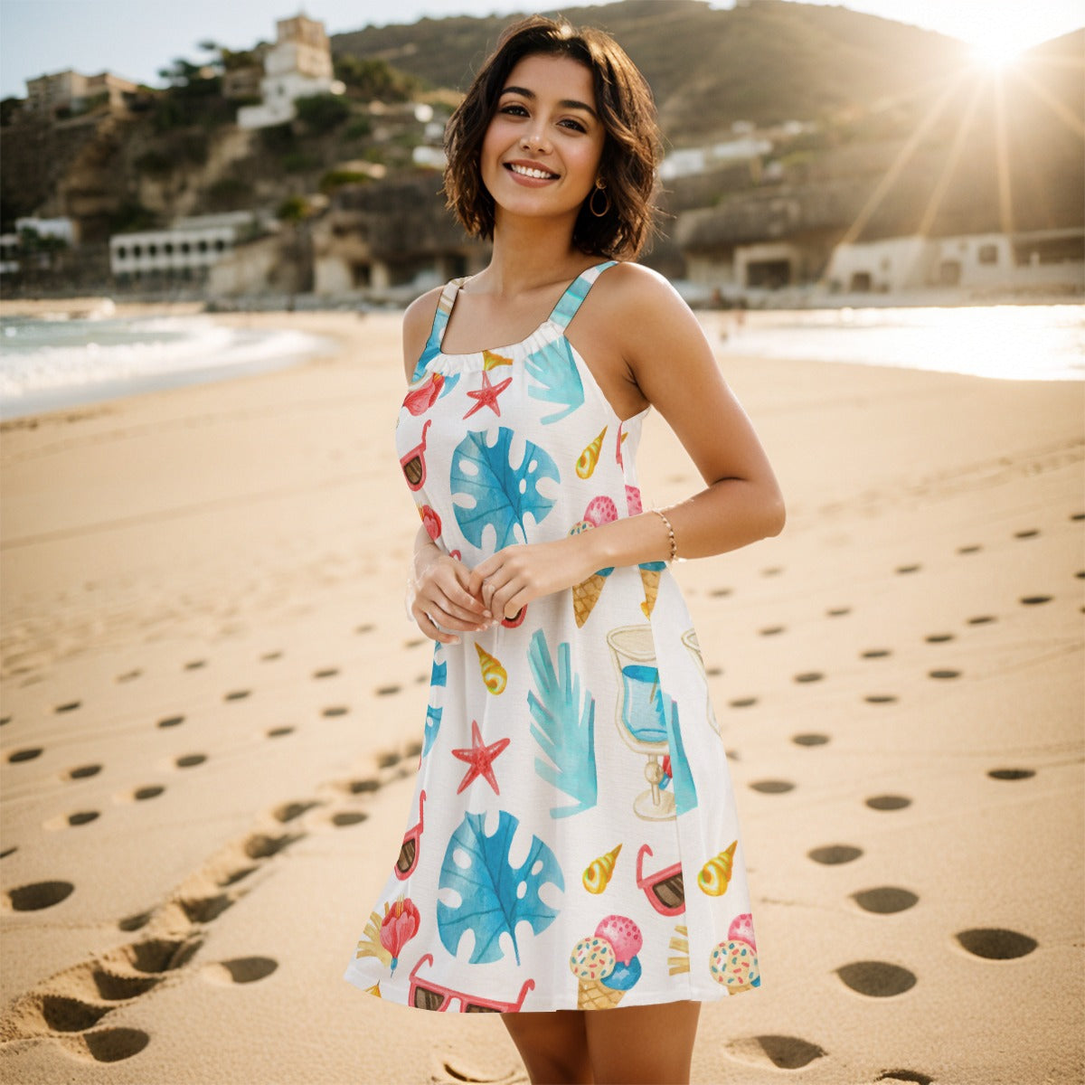 Cool Breeze - Women's Sleeveless Cami Dress