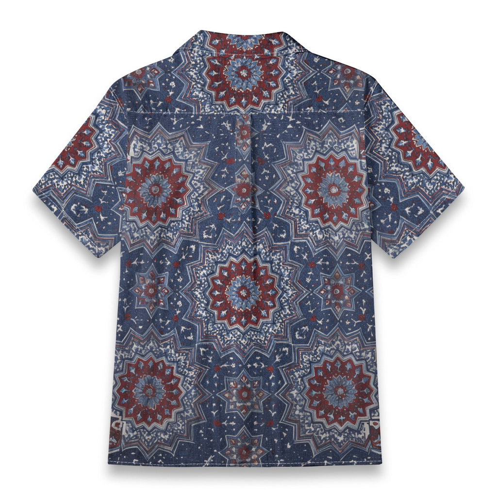 Ajrak Inspired- Designer Shirt - 100% Cotton