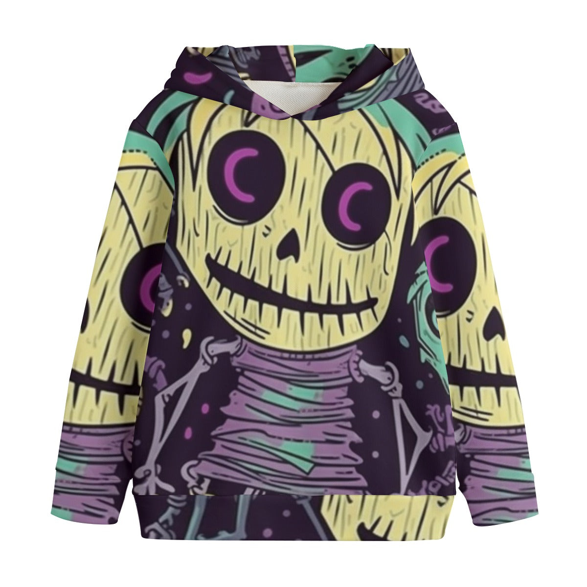 Scary Doll II- Kid's Heavyweight Pullover Hoodie