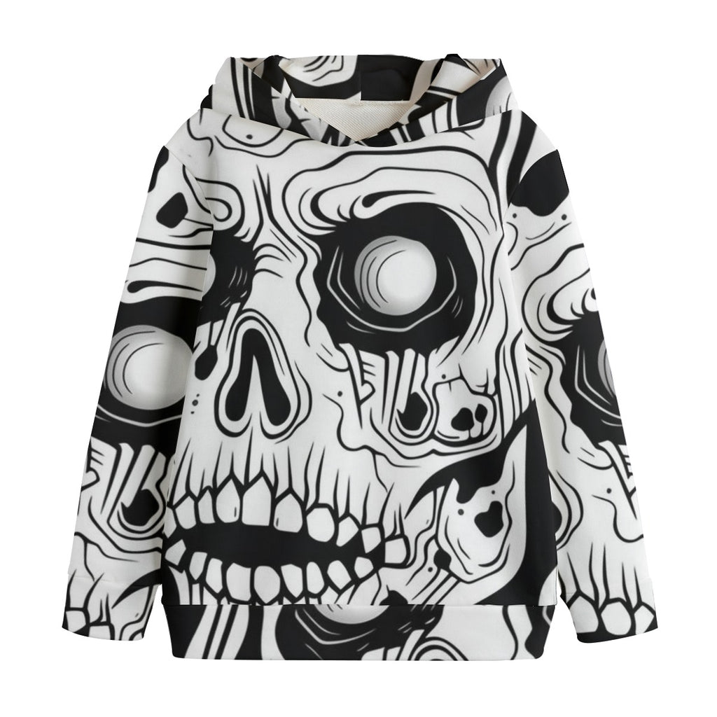 Skull VI - Kid's Heavyweight Pullover Hoodie