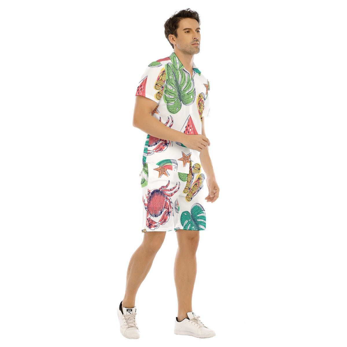 Tropical Hype - Men's Short Sleeve Shirt Set
