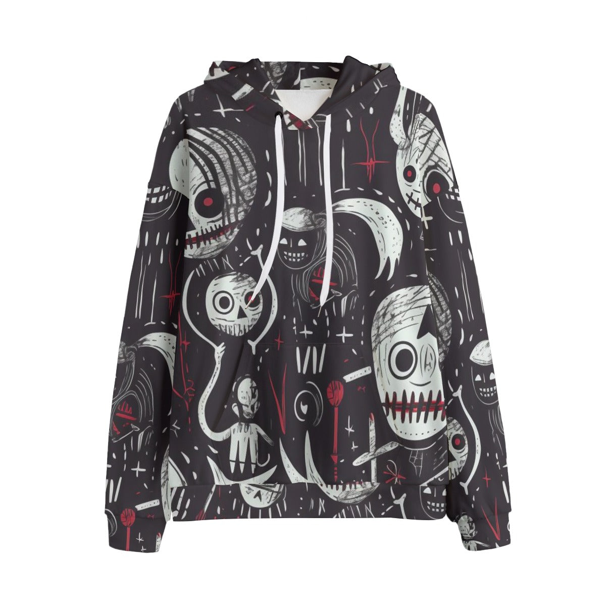 Scary Doll II - Unisex Plus Fleece Pullover Hoodie
