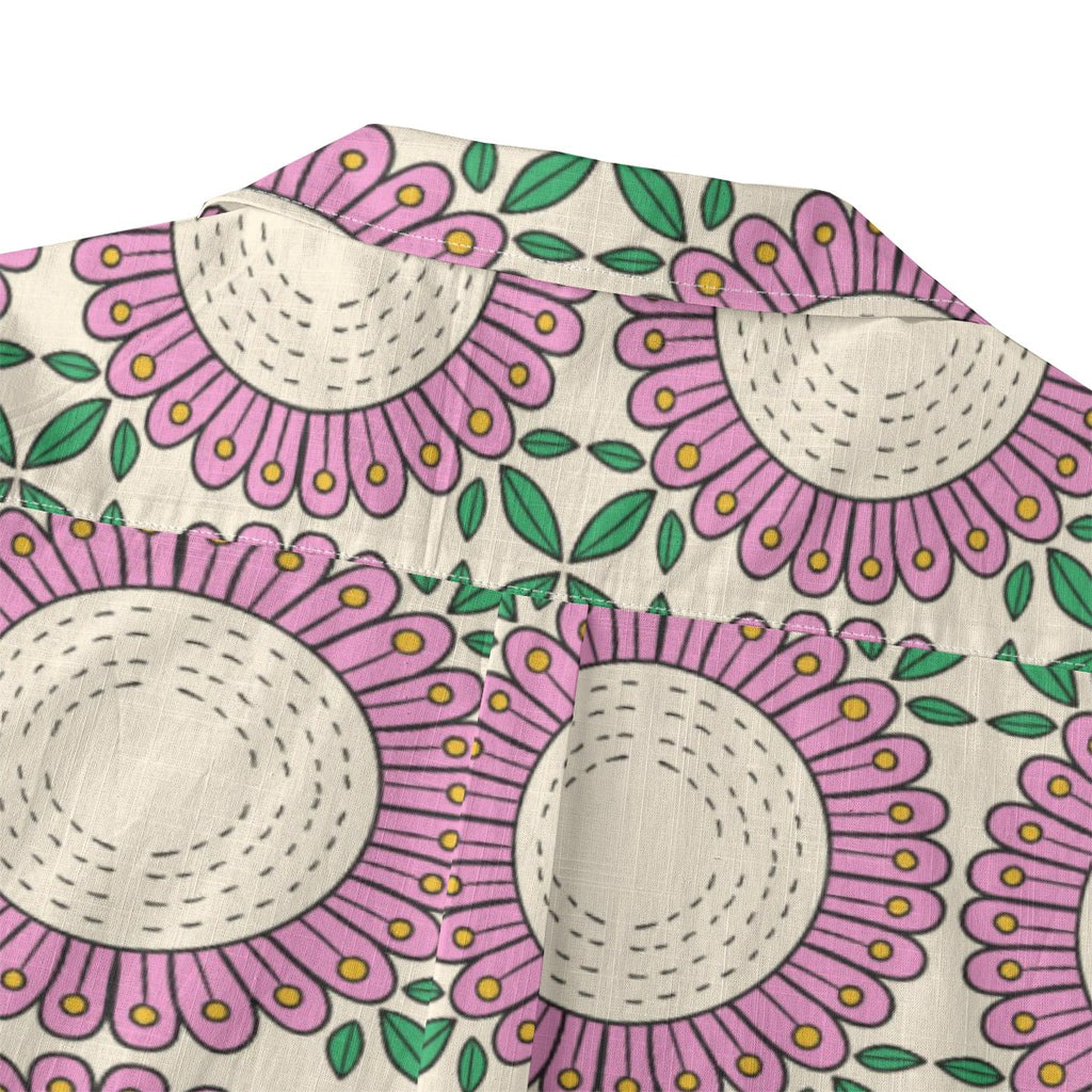 Retro Indian Print XV - Designer Shirt - 100% Cotton