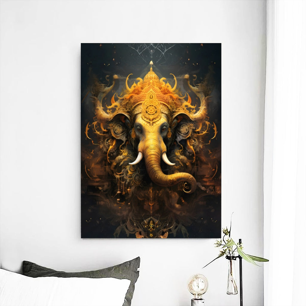 Ganapathi - Frameless Single Mural