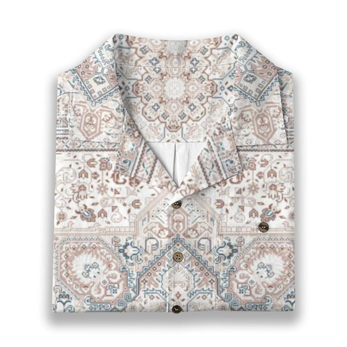 Retro Indian Print IX - Designer Shirt - 100% Cotton
