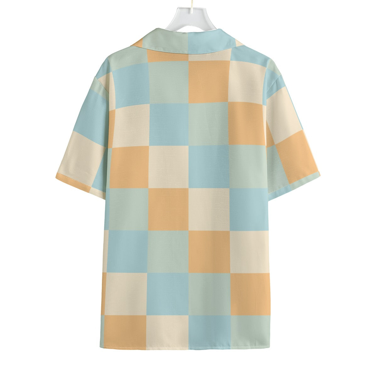 Pretty Wall -  Men's Faux Linen Hawaiian Shirt