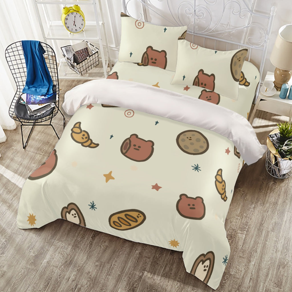 Pastry Sheet - Four-piece Duvet Cover Set