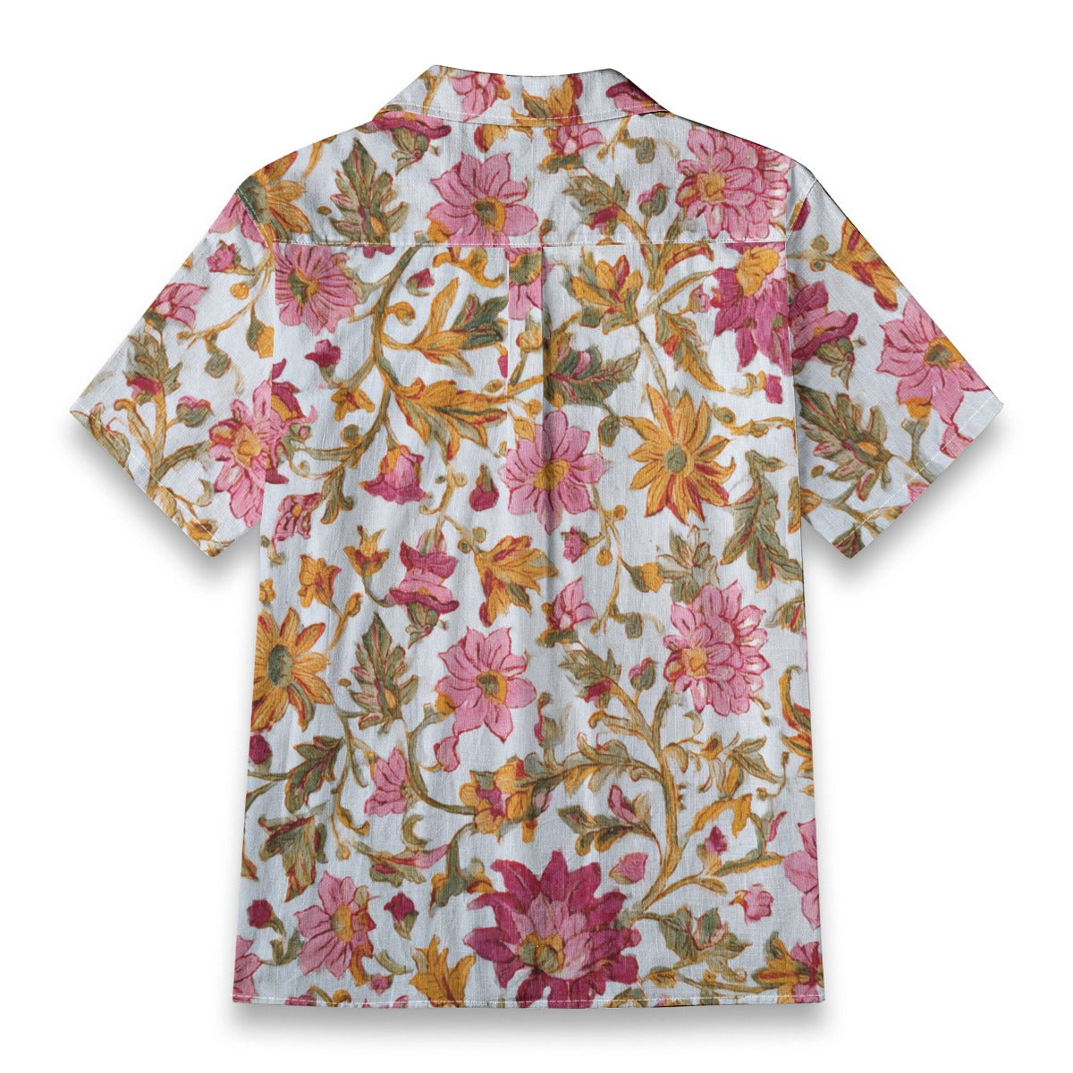 Retro Indian Print XVI - Designer Shirt - 100% Cotton