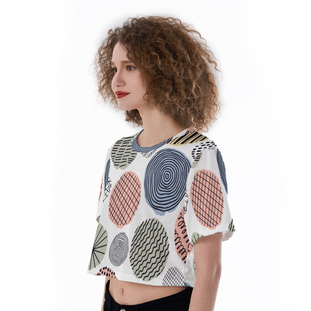 Eclectic Orbit - Cropped T-Shirt