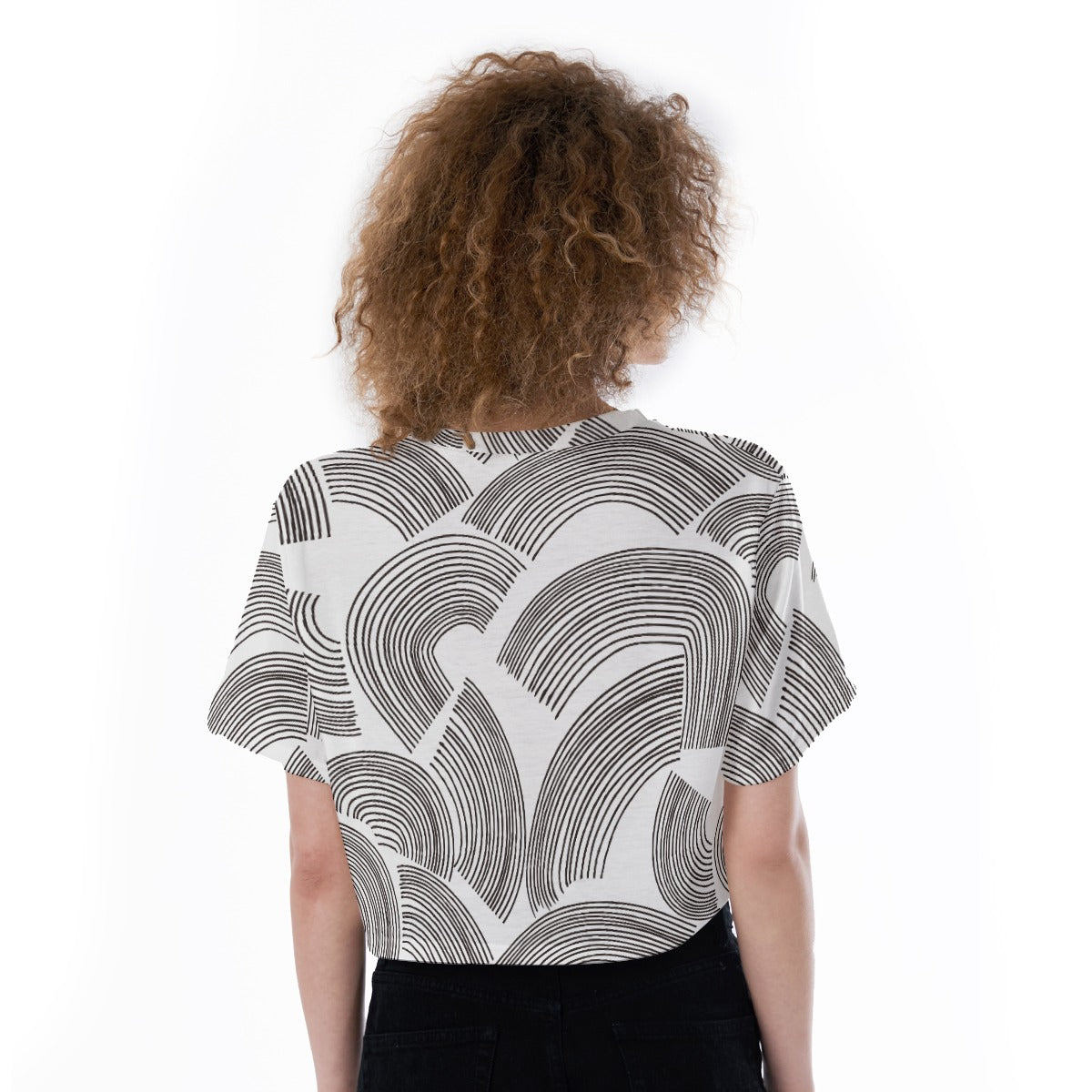 Linear Flow - Cropped T-Shirt