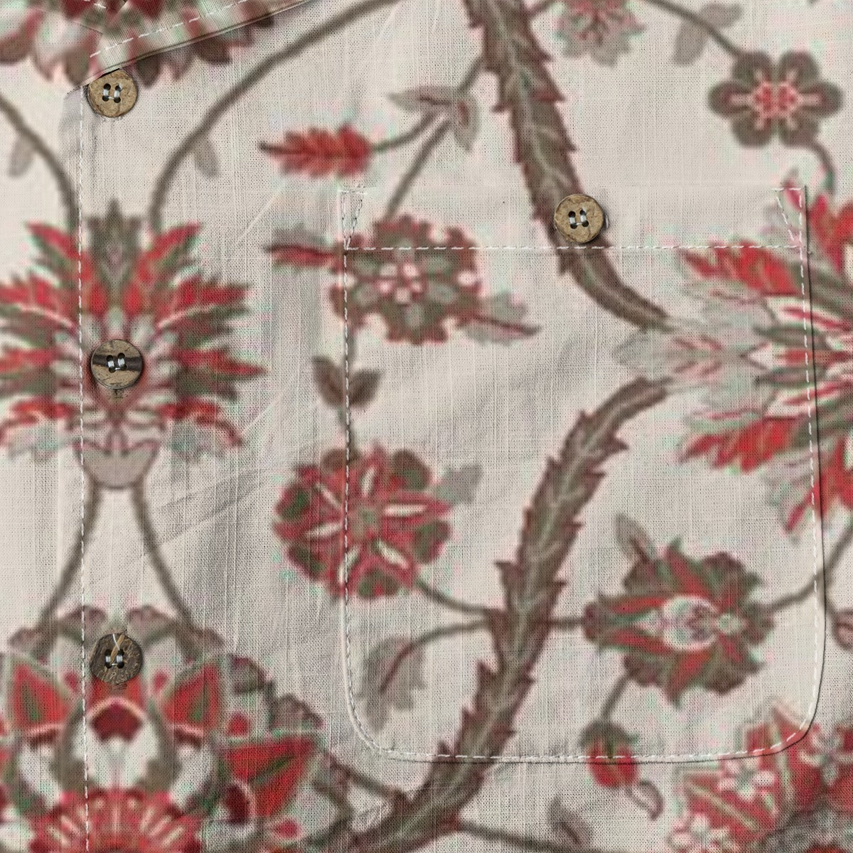 Ajrak Inspired -Designer Shirt - 100% Cotton