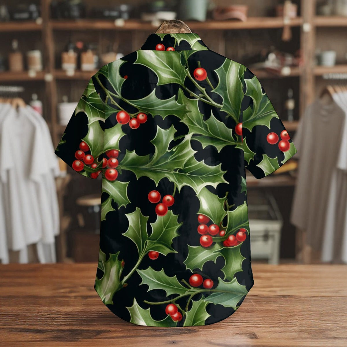 Leaf & Bulbs - Men's Short Sleeve Shirt With Pockets