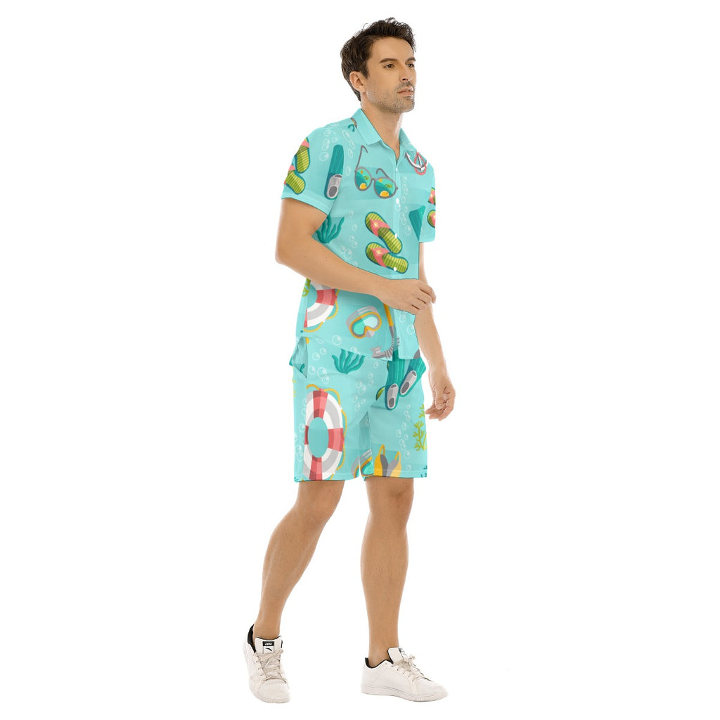 Blue Horizon - Men's Short Sleeve Shirt Set