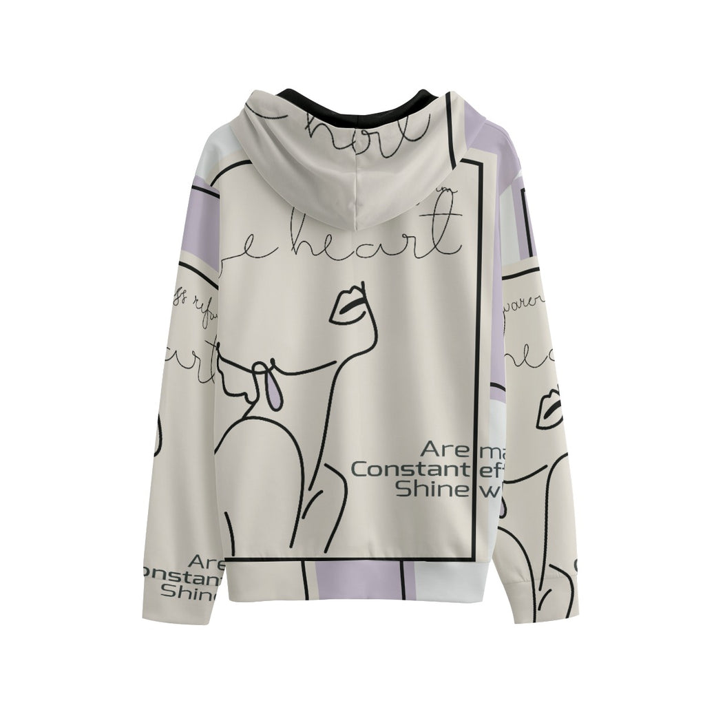 Soft Script - Medium Weight Unisex Pullover Hoodie - 100% Cotton