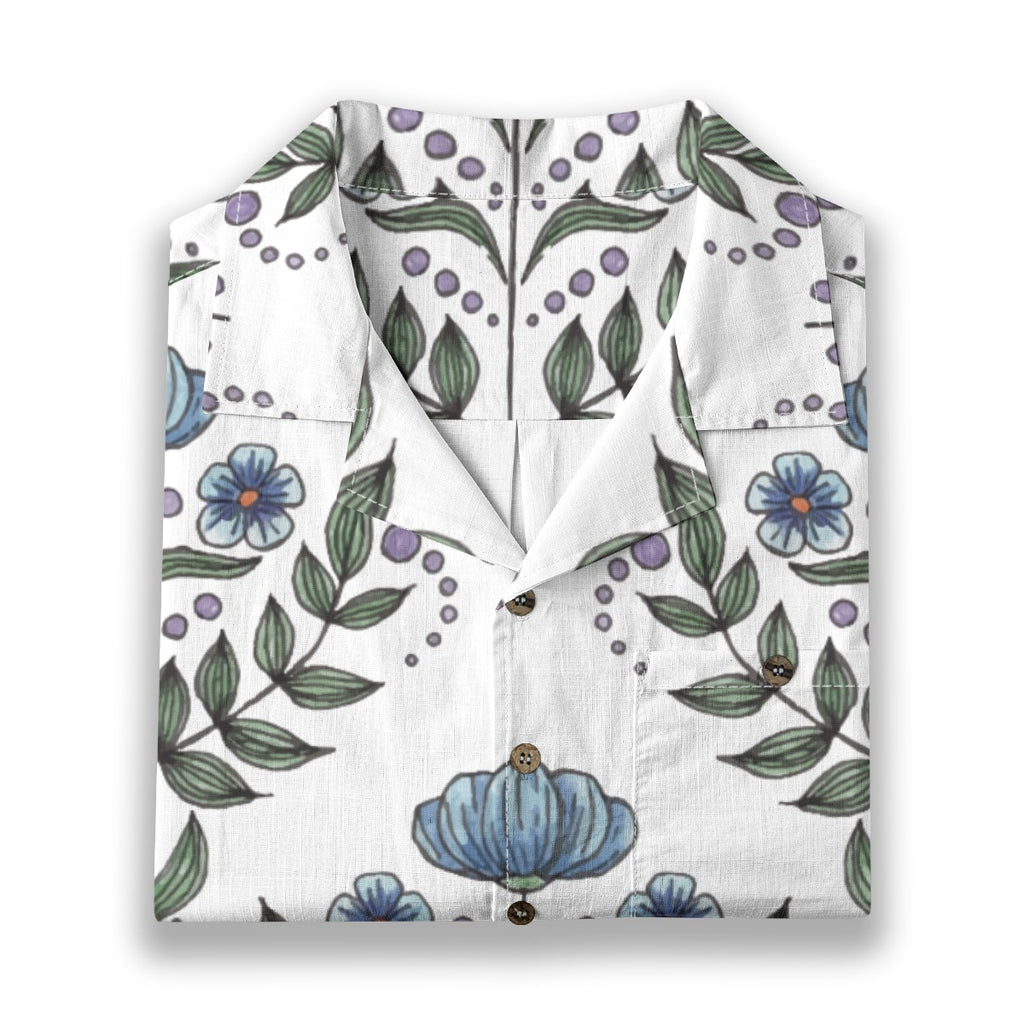 Retro Indian Print XVIII - Designer Shirt - 100% Cotton