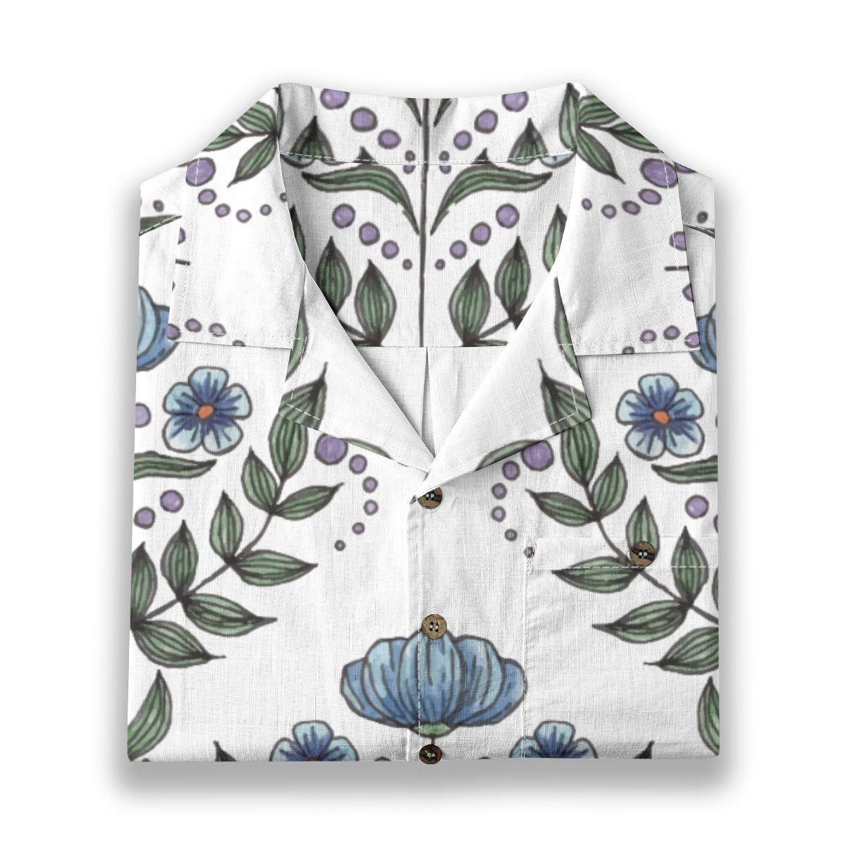 Retro Indian Print XVIII - Designer Shirt - 100% Cotton
