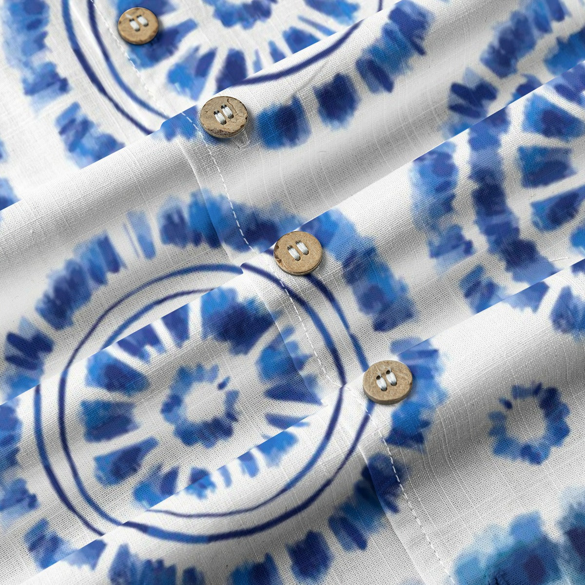 Retro Indian Print XII - Designer Shirt - 100% Cotton