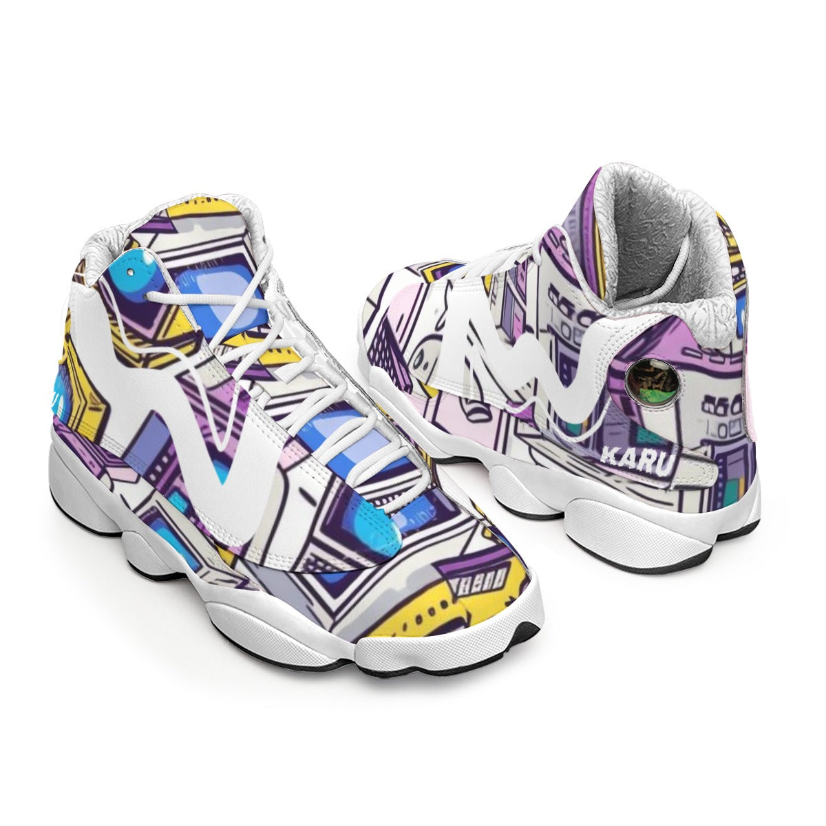 Cyber Grid - Curved Basketball Shoes