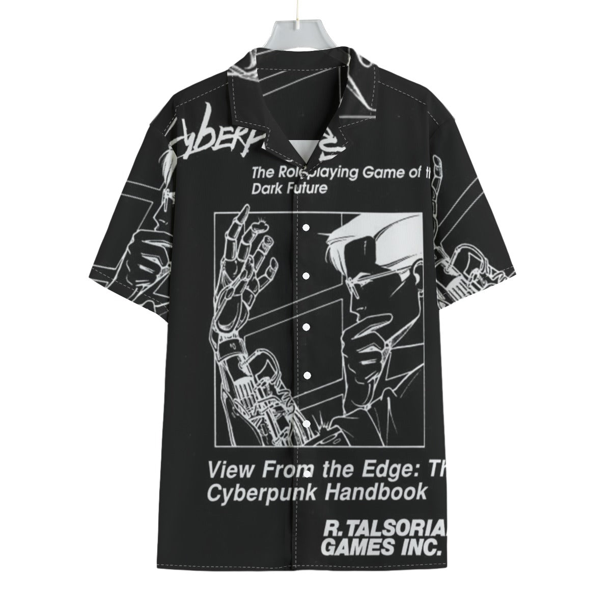 Cyber Punk - Men's Textured Clubwear Shirt