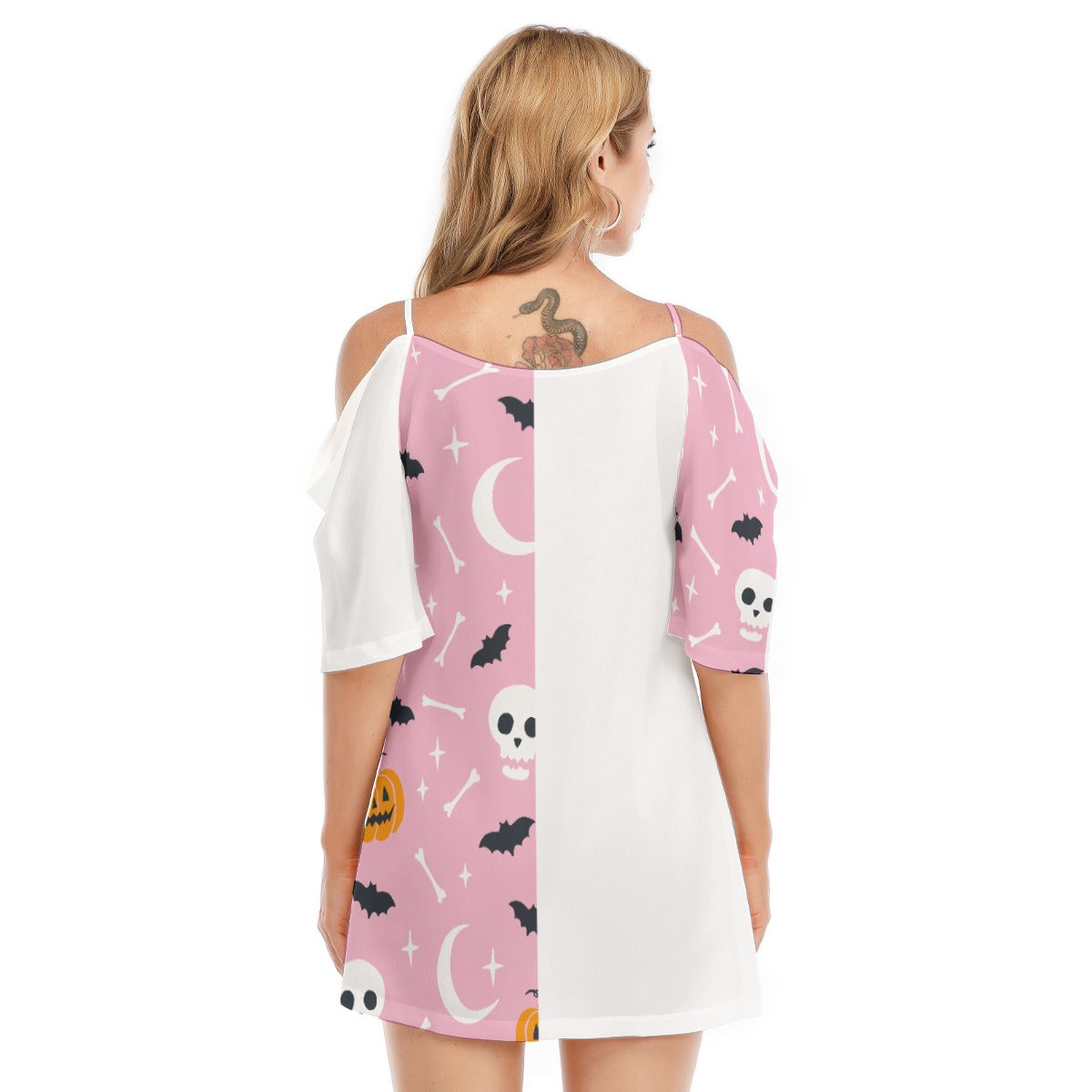 Bats V - Women's Off-shoulder Cami Dress