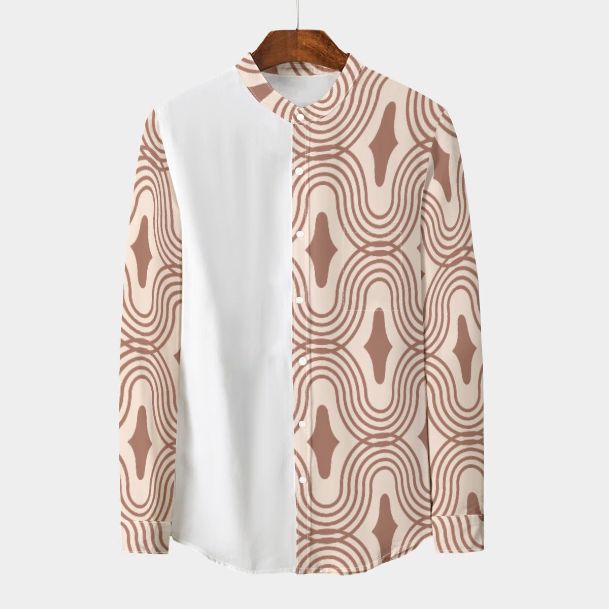 Retro Indian Print XXI- Designer Shirt