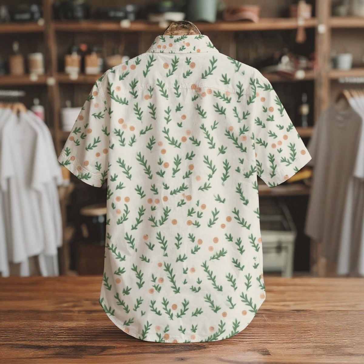 Tinsel Branch- Men's Short Sleeve Shirt With Pockets