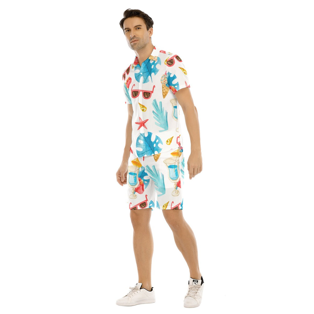 Cool Breeze -  Men's Short Sleeve Shirt Set