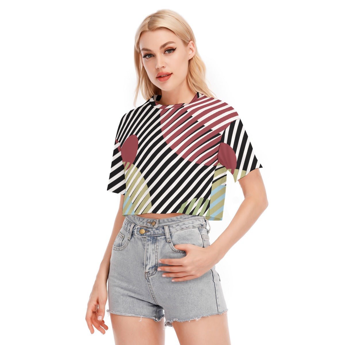 Vector Dawn - Women's Cropped T-shirt - 100 % Cotton