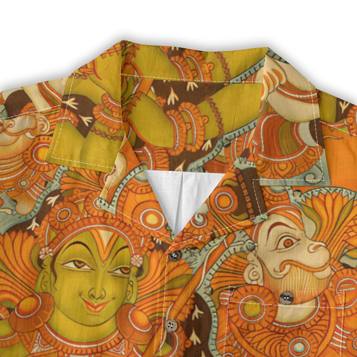 Sethu Bandhan - Kerala Mural Print Shirt - 100% Cotton