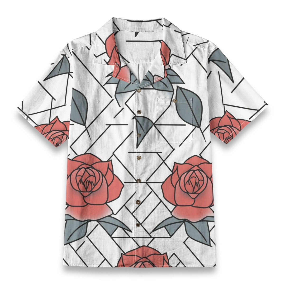 Rose IV - Designer Shirt - 100% Cotton
