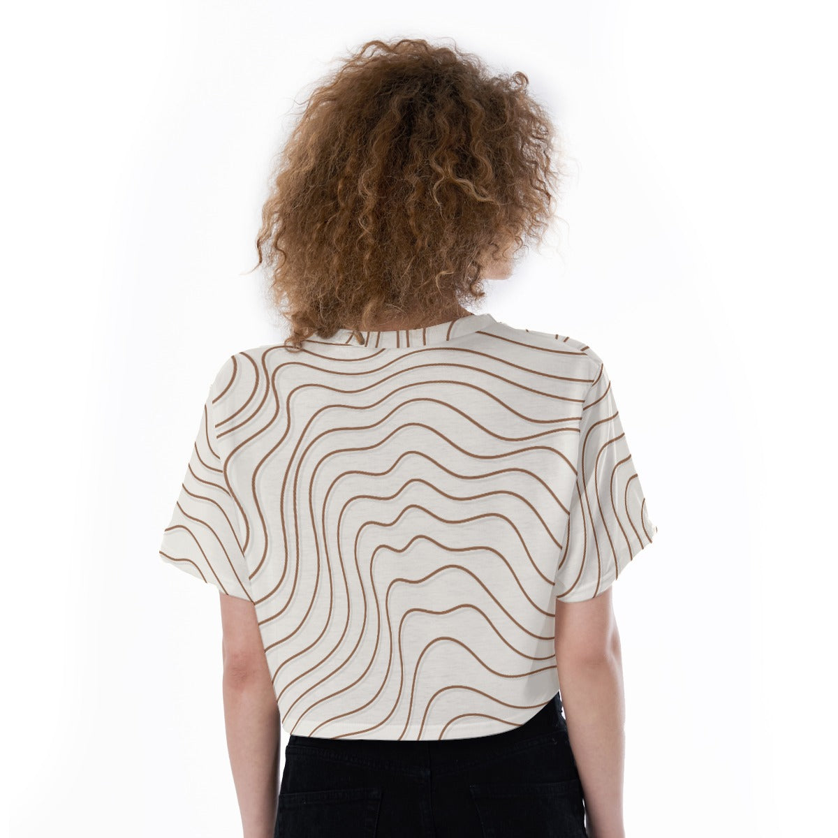 Sands of Line - Cropped T-Shirt